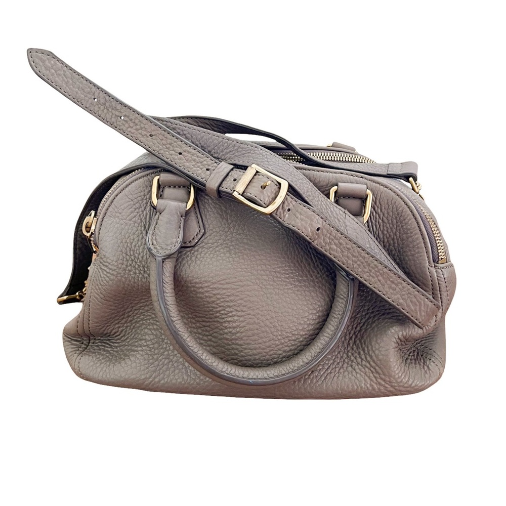 J. CREW Biennial Pebbled Leather Satchel Bag